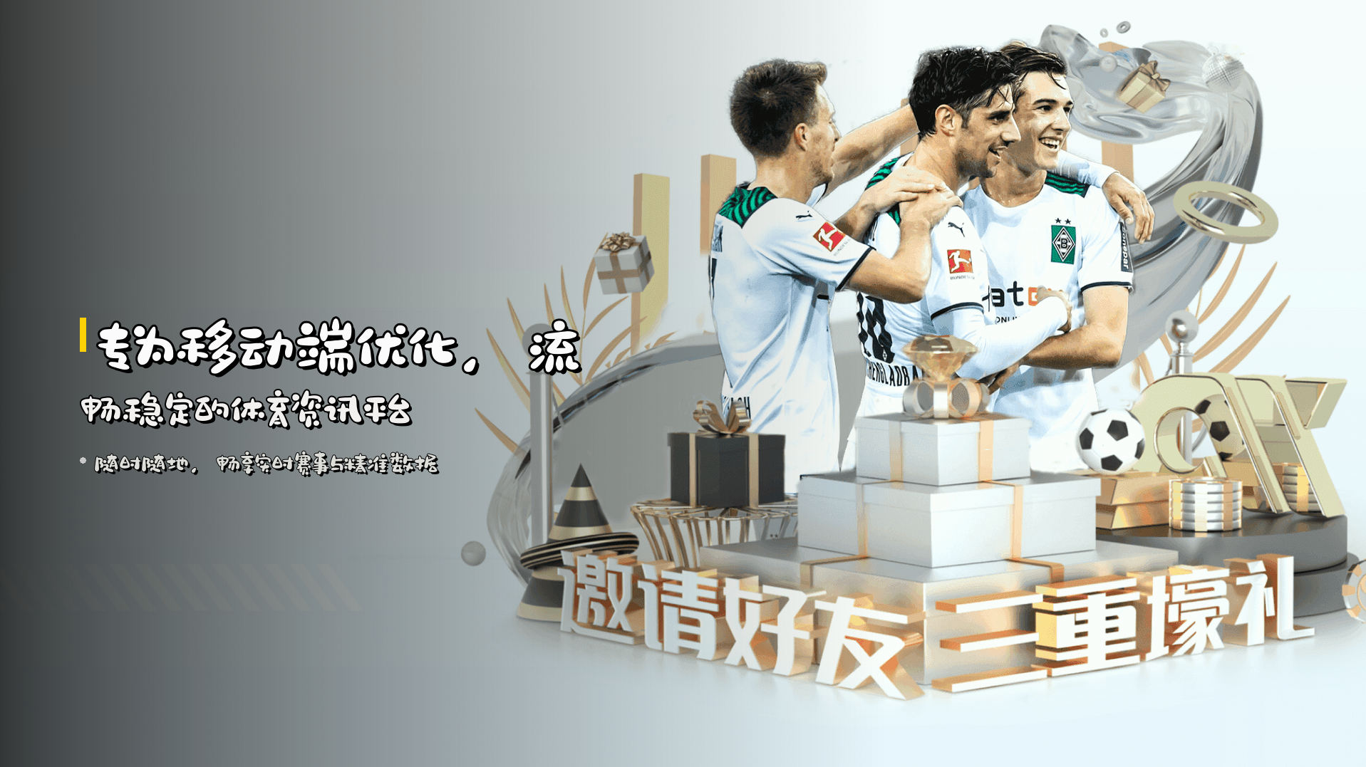 专为移动端优化，<strong>流畅稳定</strong>的体育资讯平台